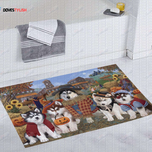 Siberian Husky Halloween Town Home Decor 2024Home Decor 2024CL Doormat