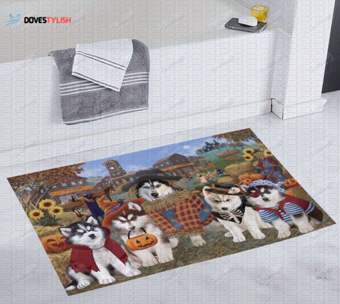 Siberian Husky Halloween Town Home Decor 2024Home Decor 2024CL Doormat