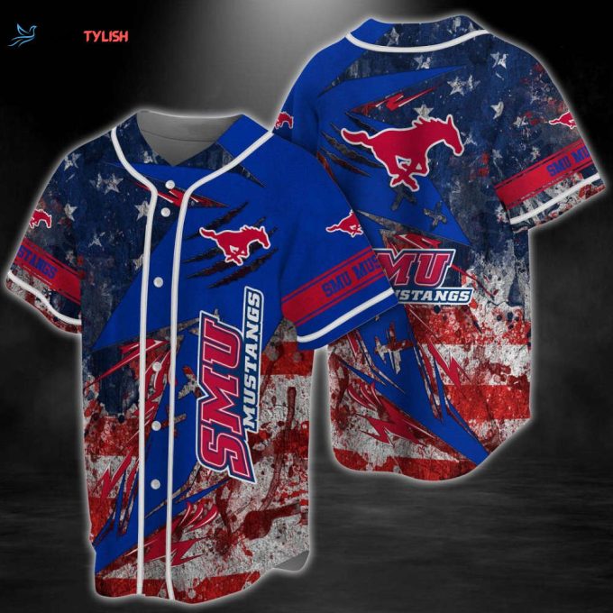 SMU Mustangs Baseball Jersey