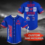 SMU Mustangs Personalized Baseball Jersey
