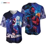 Spider Man No Way Home The Night Sky The Friendly Neighbor Spider Man Designed Allover Gift For Spider Man Fans Baseball Jersey Gift for Men Dad