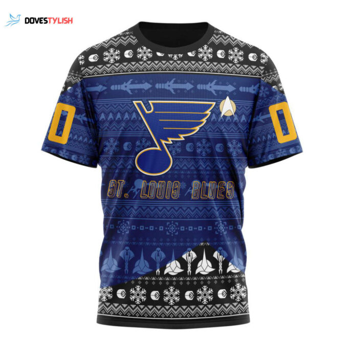 St. Louis Blues Special Star Trek Design Unisex T-Shirt For Fans Gifts 2024