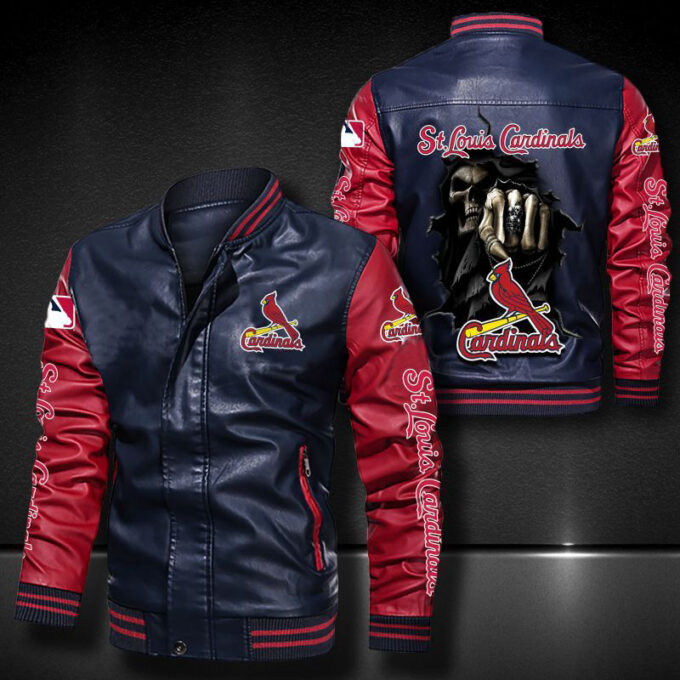 St. Louis Cardinals Leather Bomber Jacket