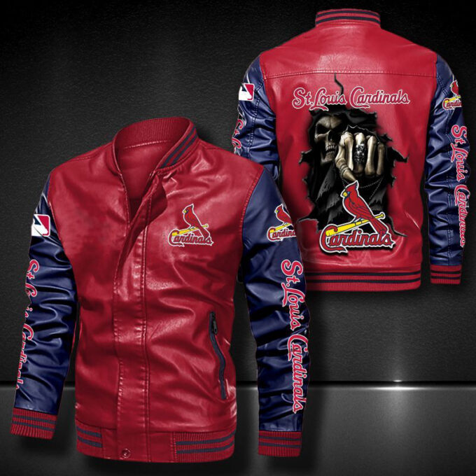 St. Louis Cardinals Leather Bomber Jacket