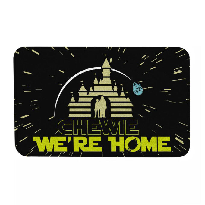 SW Doormat Chewie We’re Home Black Doormat  2023