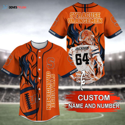 Syracuse Orange Baseball Jersey Personalized Gift for Fans