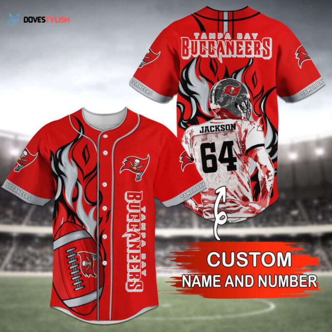 Tampa Bay Buccaneers Baseball Jersey Personalized 2023