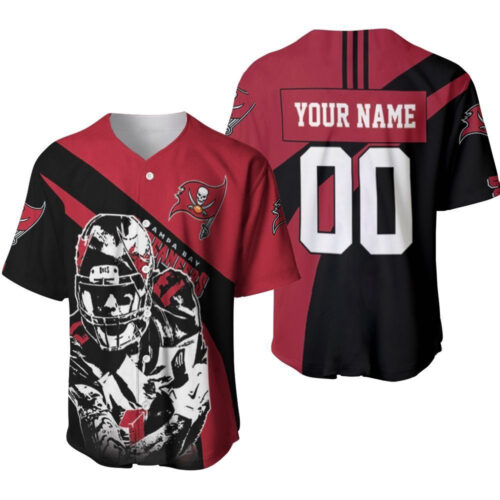Tampa Bay Buccaneers Mike Evans Printed For Fans Baseball Jersey