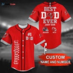 Tampa Bay Buccaneers Personalized Baseball Jersey