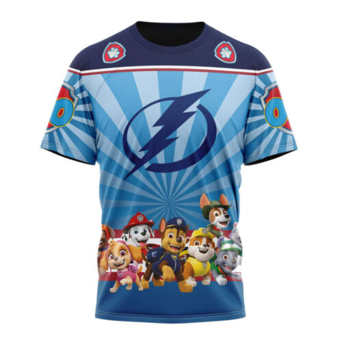 Tampa Bay Lightning Special Paw Patrol Kits Unisex T-Shirt For Fans Gifts 2024