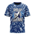 Tampa Bay Lightning Special Retro Vintage Tie – Dye Unisex T-Shirt For Fans Gifts 2024