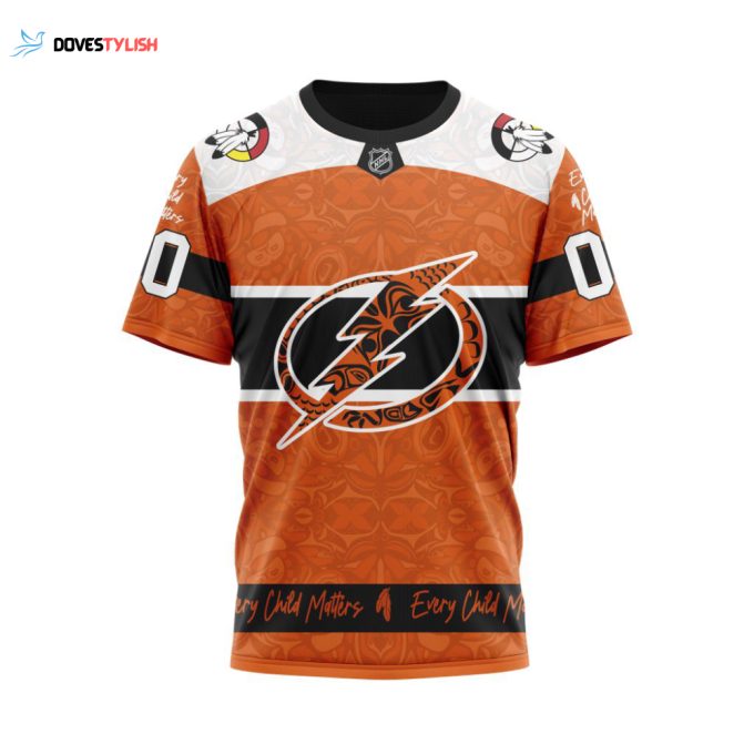 Tampa Bay Lightning Support Child Lives Matter Unisex T-Shirt For Fans Gifts 2024