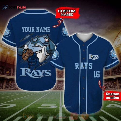 Tampa Bay Rays Baseball Jersey Personalized 2023