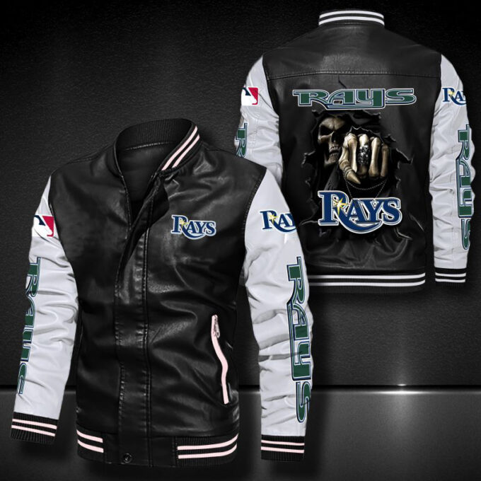 Tampa Bay Rays Leather Bomber Jacket