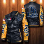 Tampa Bay Rays Leather Bomber Jacket