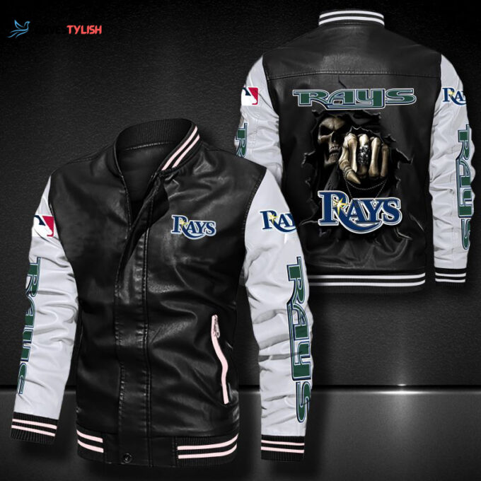 Tampa Bay Rays Leather Bomber Jacket