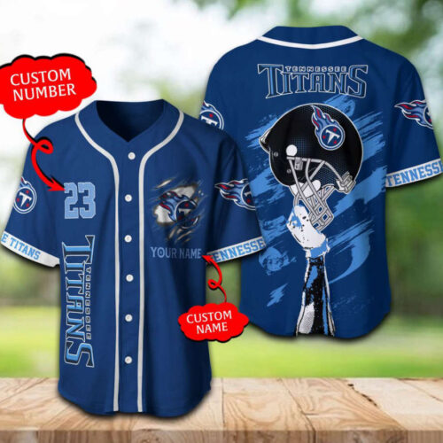 Tennessee Titans Baseball Jersey Personalized