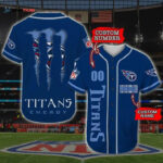 Tennessee Titans Personalized Baseball Jersey