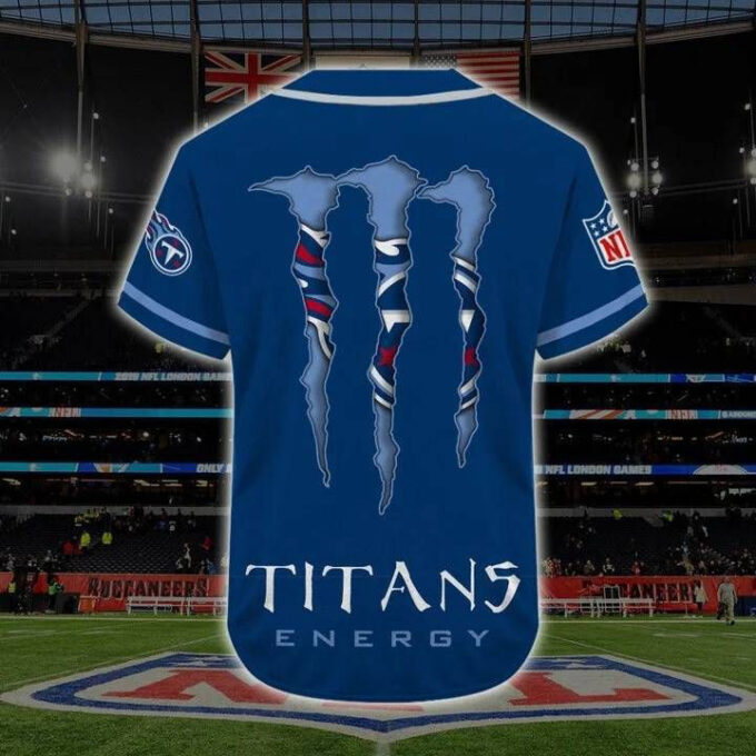 Tennessee Titans Personalized Baseball Jersey