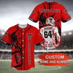 Texas Tech Red Raiders Baseball Jersey Personalized 2023