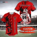 Texas Tech Red Raiders Baseball Jersey Personalized 2023