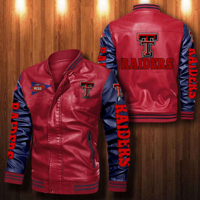 Texas Tech Red Raiders Leather Bomber Jacket