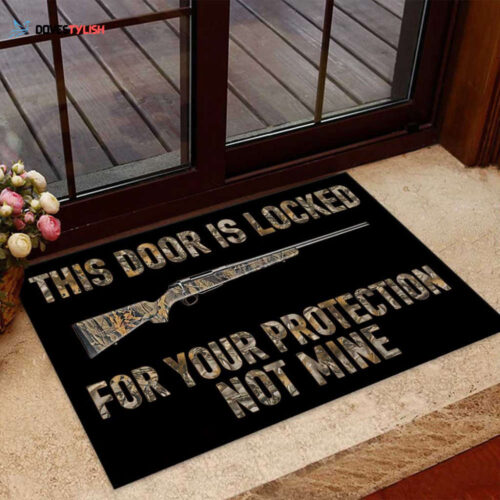 Theres No Place Like Easy Clean Welcome DoorMat