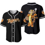 Tigger Winnie Pooh Orange Black Cute Disney Unisex Cartoon Graphic Casual Outfits Custom Baseball Jersey Gift for Men Dad