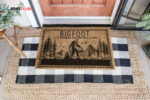 Top Secret Bigfoot Coir Pattern All Over Printing Doormat