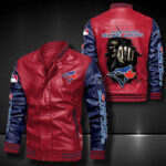 Toronto Blue Jays Leather Bomber Jacket