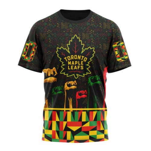 Toronto Maple Leafs Special Design Celebrate Black History Month Unisex T-Shirt For Fans Gifts 2024