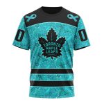 Toronto Maple Leafs Special Design Fight Ovarian Cancer Unisex T-Shirt For Fans Gifts 2024