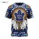 Toronto Maple Leafs Special Native Costume Design Unisex T-Shirt For Fans Gifts 2024