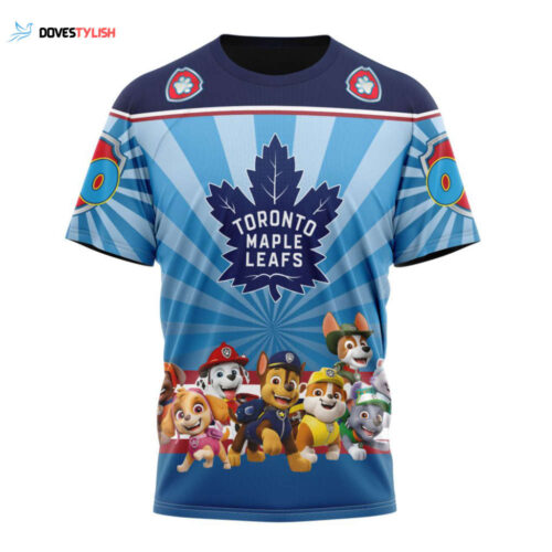 Toronto Maple Leafs Special Paw Patrol Kits Unisex T-Shirt For Fans Gifts 2024