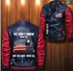 Us Veteran Leather Bomber Jacket