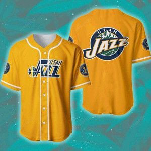 Utah Jazz Baseball Jersey For Fans