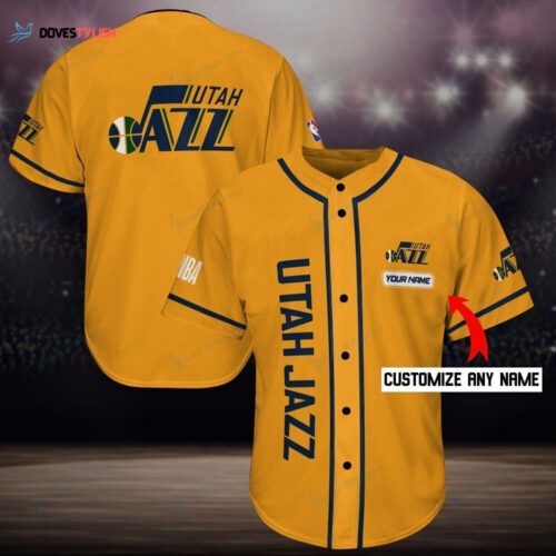 Utah Jazz Baseball Jersey For Fans