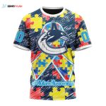 Vancouver Canucks Special Autism Awareness Month Unisex T-Shirt For Fans Gifts 2024