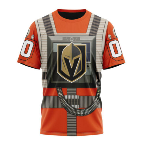 Vegas Golden Knights Star Wars Rebel Pilot Design Unisex T-Shirt For Fans Gifts 2024