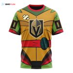 Vegas Golden Knights Teenage Mutant Ninja Turtles Design Unisex T-Shirt For Fans Gifts 2024