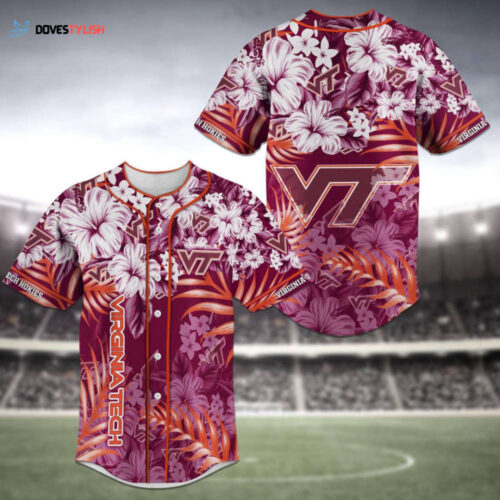 Virginia Tech Hokies Baseball Jersey Personalized Gift for Fans