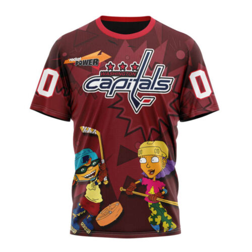 Washington Capitals Specialized For Rocket Power Unisex T-Shirt For Fans Gifts 2024