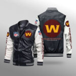 Washington Football Team Leather Bomber Jacket