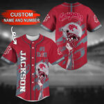 Washington State Cougars Personalized Baseball Jersey