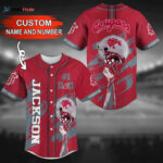 Washington State Cougars Personalized Baseball Jersey