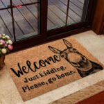 Welcome Just Kidding Please Go Home Doormat Welcome Mat Housewarming Gift Home Decor Funny Doormat Gift For Donkey Lovers Birthday Gift