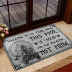 Welcome To My Viking Home Easy Clean Welcome DoorMat