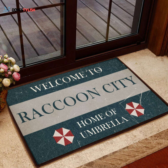 Welcome To Raccoon City All Over Printing Doormat