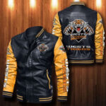 Wests Tigers Leather Bomber Jacket