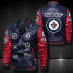 Winnipeg Jets Leather Bomber Jacket